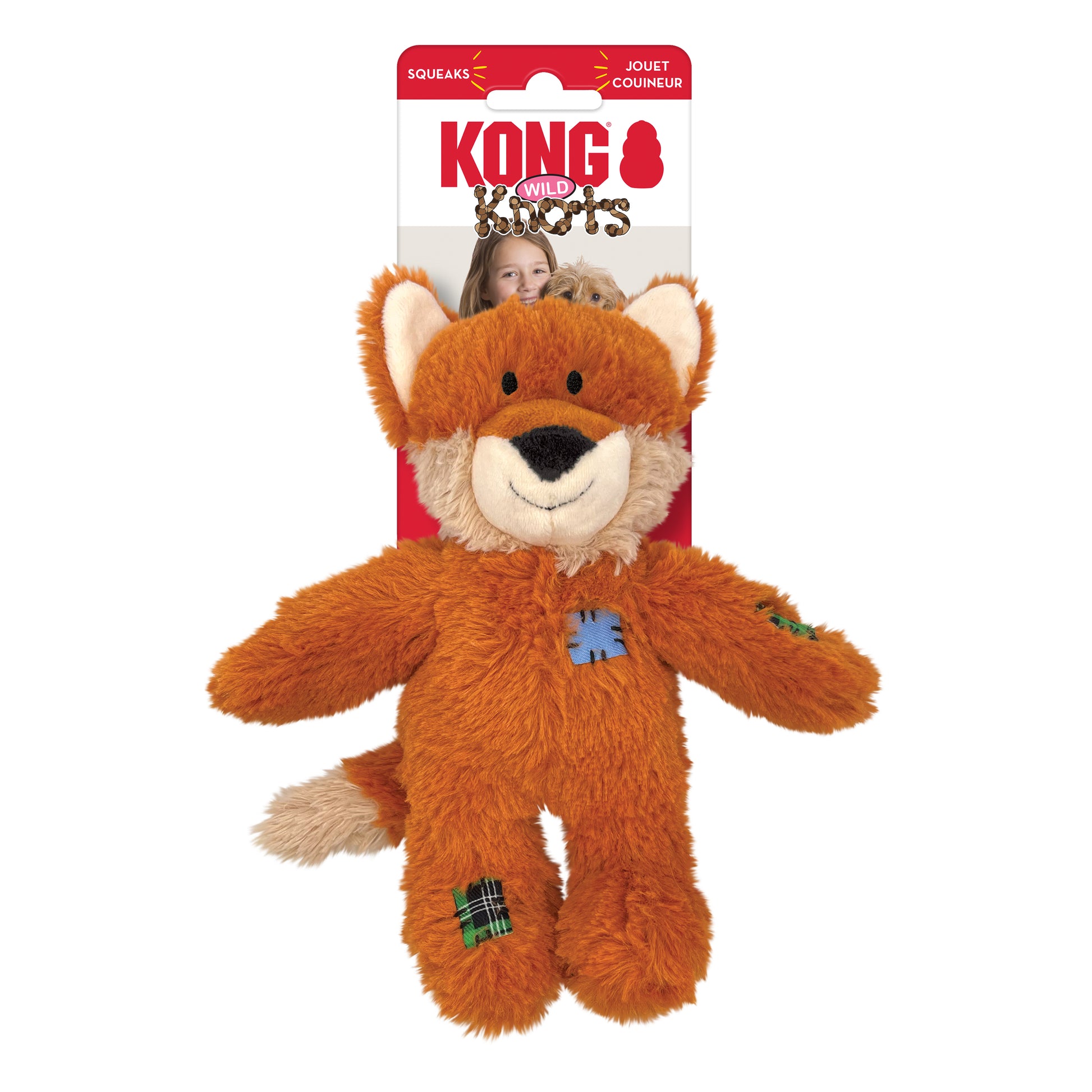 KONG Wild Knots Dog Toy Fox Small/Large 035585509389