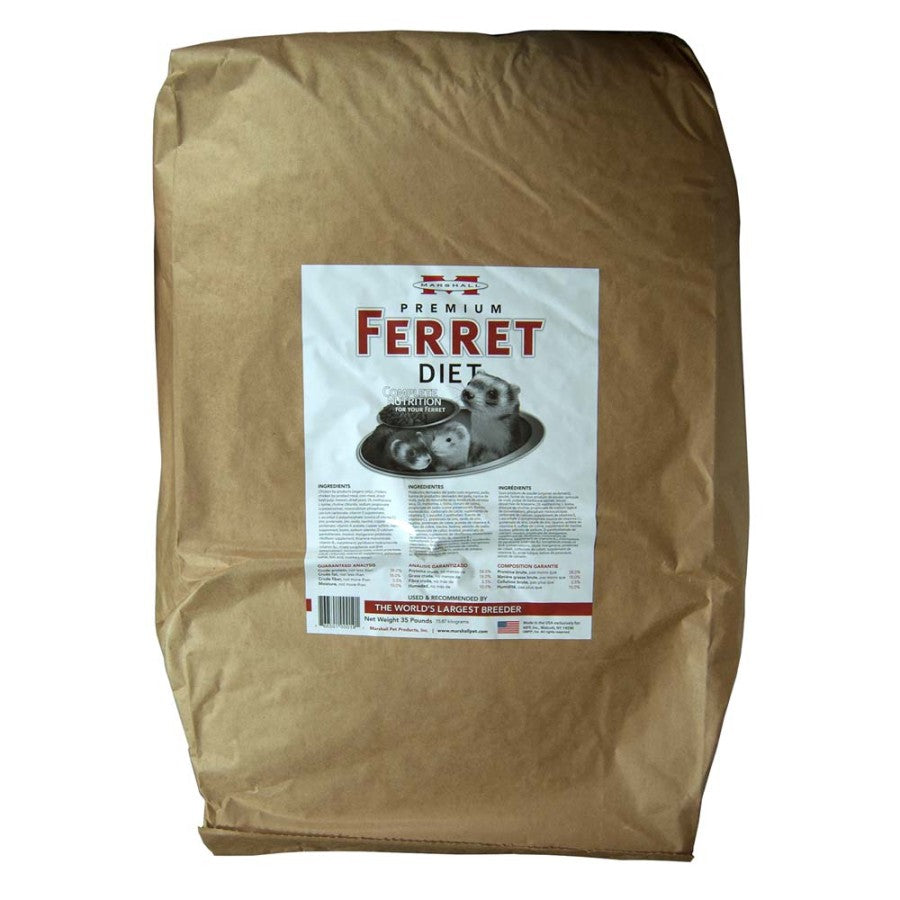 Marshall Premium Ferret Diet Dry Food 35 lb