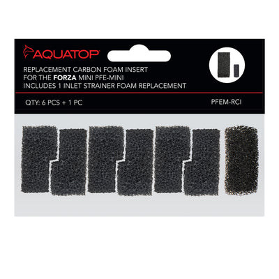 Aquatop Replacement Carbon Foam Insert 6 pk 810146751137