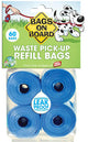Bags on Board Waste Pick - up Refill Blue 60 Count - Dog