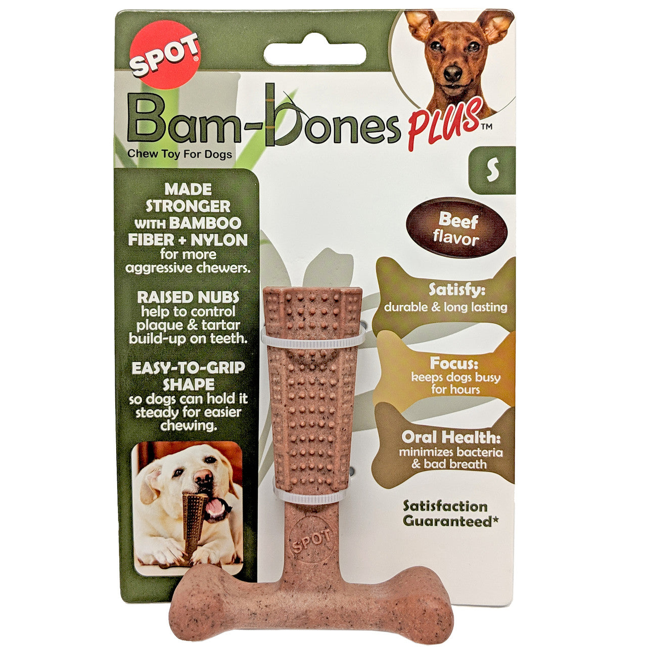 Bam-Bone Plus Dog Chew Beef 4 in