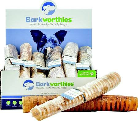Barkworthies Beef Trachea Dog Treats-12-inch-{L+ax} 816807011114