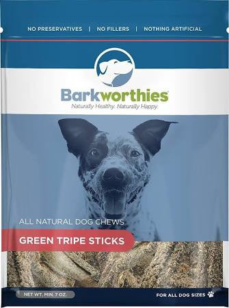 Barkworthies Green Tripe Sticks + + dog Treats - 7 - oz - {L + ax} - Dog