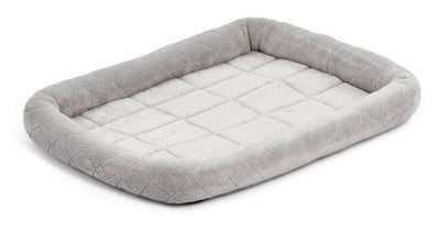 MidWest Homes for Pets Deluxe Diamond Stitch Pet Dog Bed Gray 24 in 027773026815
