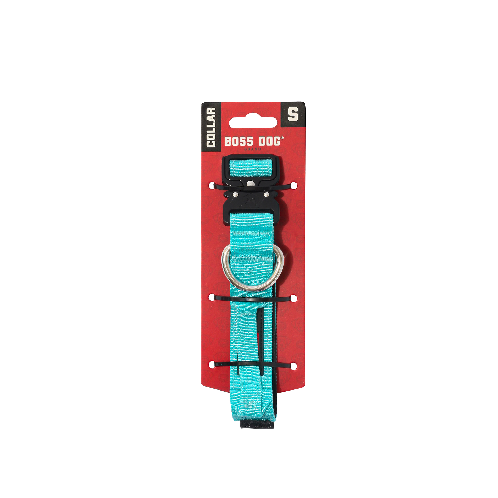 Boss Dog Tactical Adjustable Dog Collar Teal Small, 13-15 in 850065051338