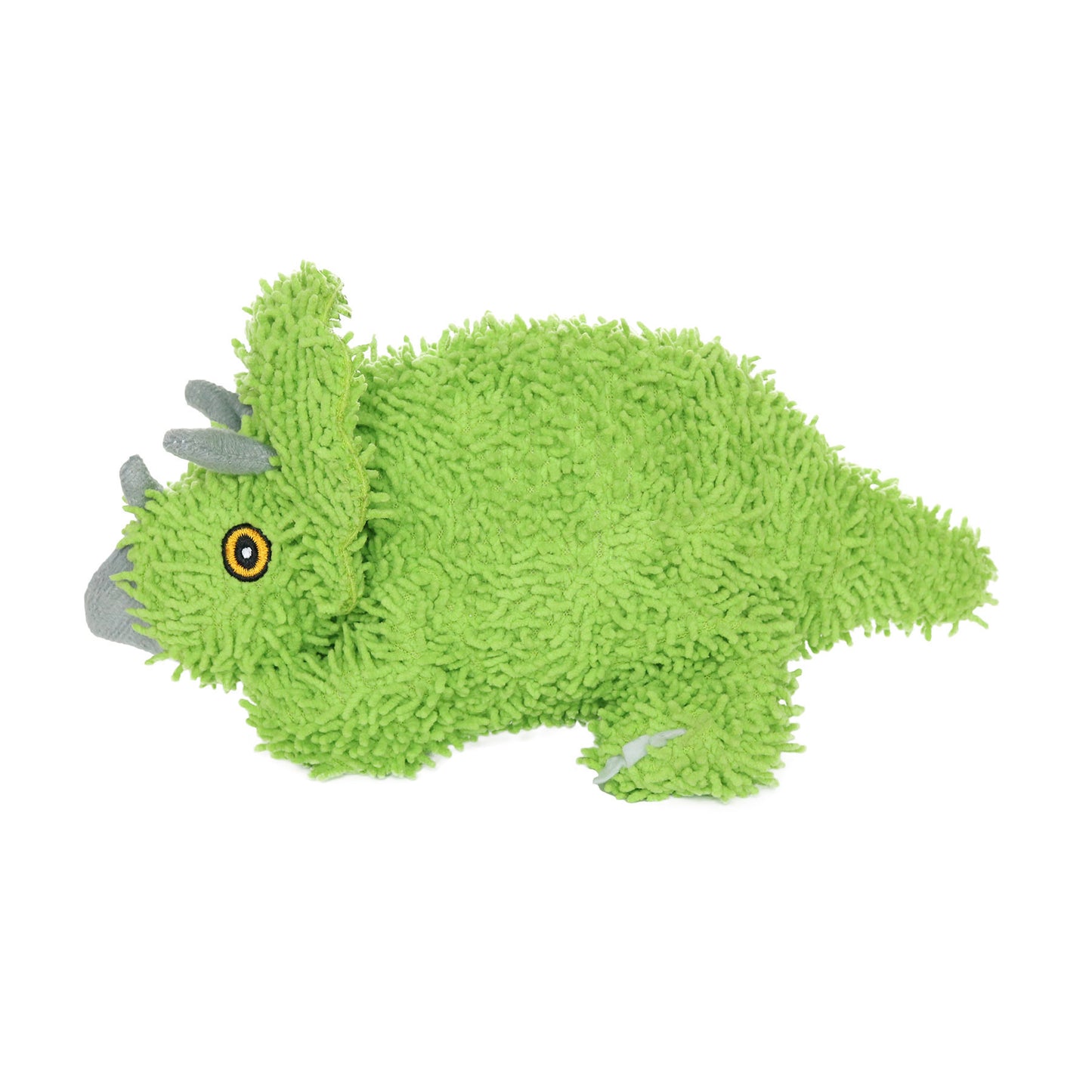 Mighty Microfiber Plush Dinosaur Dog Toy Triceratops Medium 180181024221