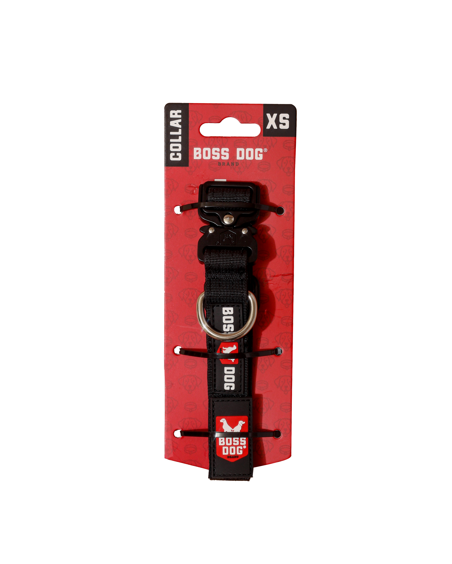 Boss Dog Tactical Adjustable Dog Collar Black X-Small, 11-14 in 860011480419