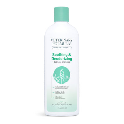 Synergy Labs Veterinary Formula Smart Coat Complex Soothing & Deodorizing Shampoo 17 fl. oz