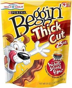 Beggin Strips Thick Hickory 4/25oz {L+1} 381089 038100143006