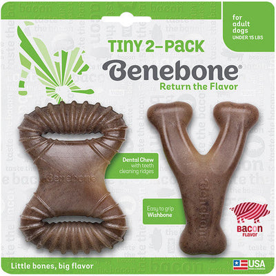 Benebone D Stk Bcn Tiny 2pk{L - x} - Dog