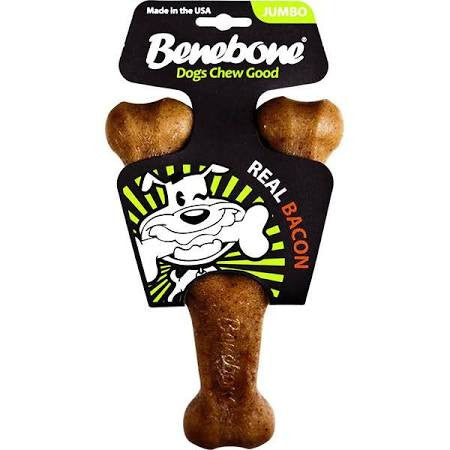 Benebone Dog Bacon Jumbo Chew {L+x} 854111004088