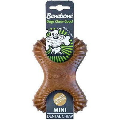 Benebone Dog Dental Chews Peanut Butter Mini {L+x} 854111004149