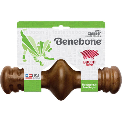 Benebone Dog Zaggler Bacon Giant 854111004989