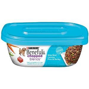 Beneful Chopped Blends With Beef Carrots Peas & Barley 8/10Oz {L + 1}178359 - Dog