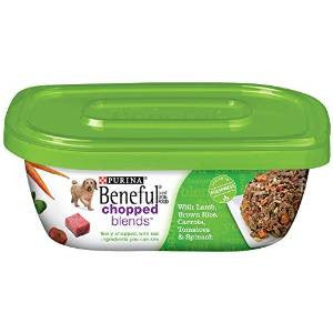 Beneful Chopped Blends With Lamb, Brown Rice, Carrots, Tomatoes & Spinach 8/10Oz {L+1}178363 017800154987