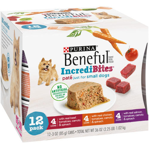 Beneful IncrediBites Pate Variety Pack Small Dog 2 - 12 / 3 oz
