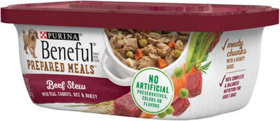 Beneful Prepared Meals Beef Stew 8/10OZ {L-1} 178341 017800109659