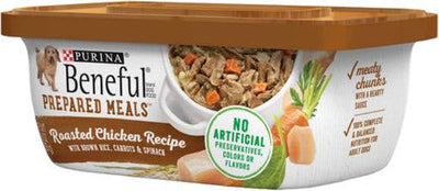 Beneful Prepared Meals Roasted Chicken Recipe 8/10OZ {L - 1} 178335 - Dog