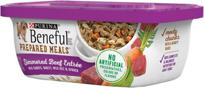 Beneful Prepared Meals Simmered Beef Entree 8/10OZ {L-1} 178337 017800109635