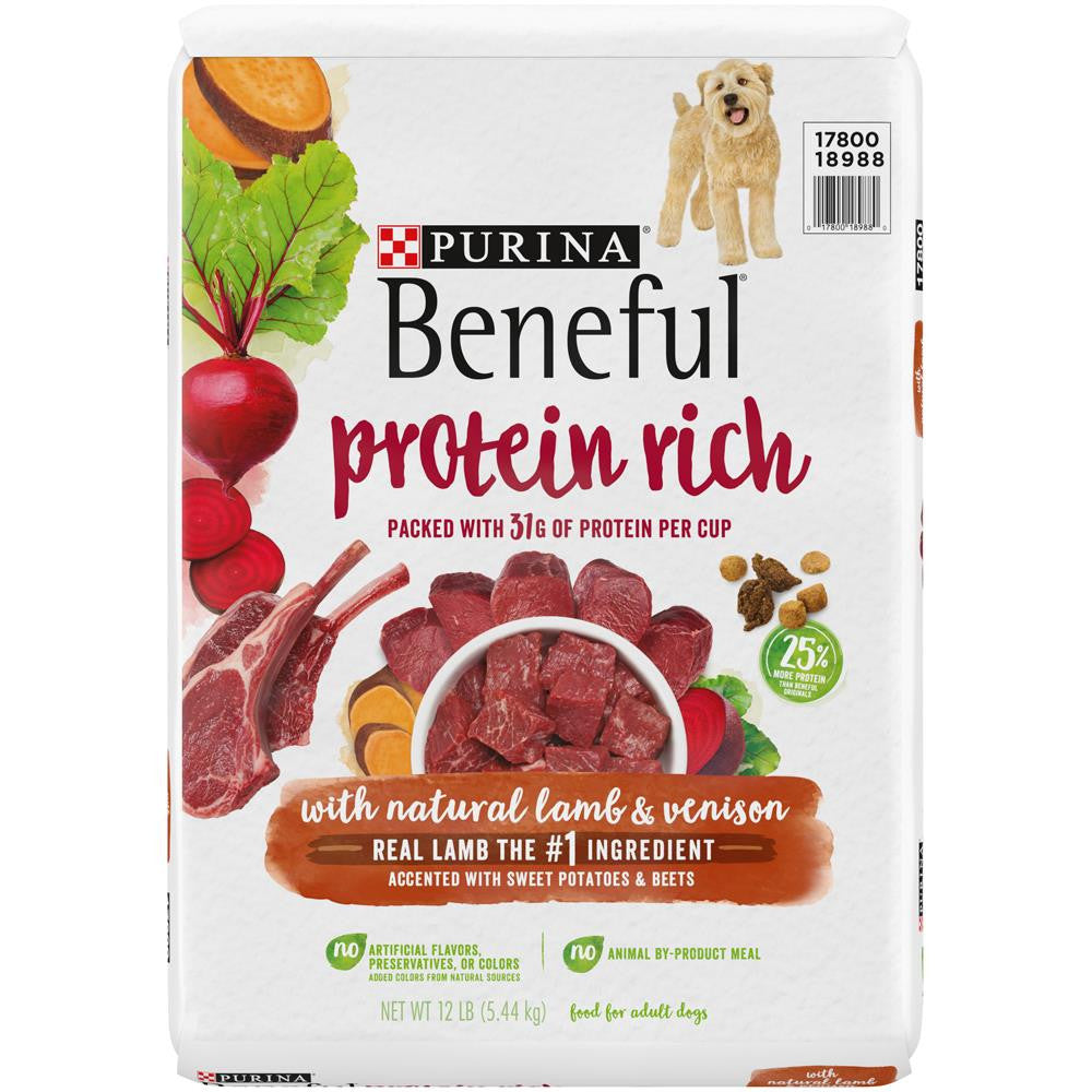 Beneful Protein Rich Lamb / Venison Dog 12 lb 017800189880