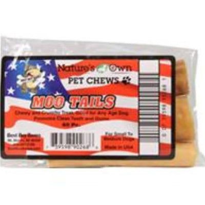 Best Buy Bones USA 4’ Moo Tails Bulk 60 Count {L - 1}395091 - Dog