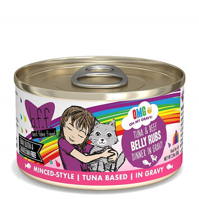 Bff C Omg Belly Rubs Tuna 2.8oz{L-x}-12 813778017114