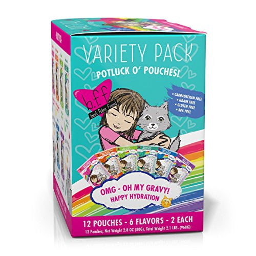 Bff Cat Omg Variety Potluck 2.8oz Pouches {L + x} - Dog