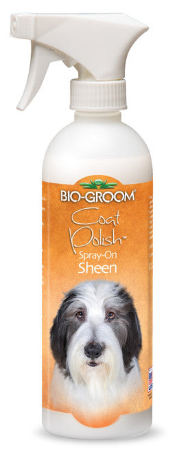 Bio Groom Coat Polish Spray - On Sheen 16oz - Dog