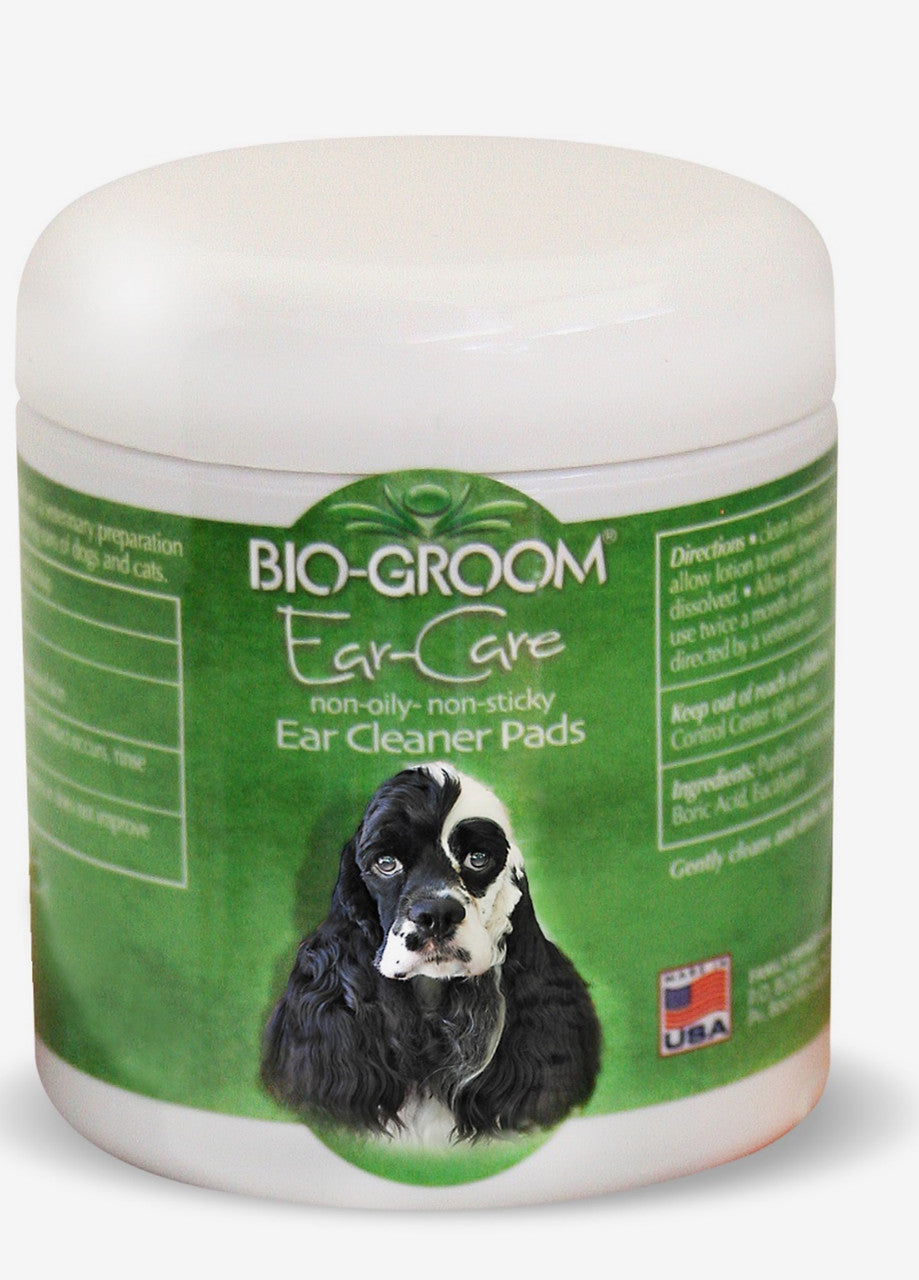 Bio Groom Ear Care Non-Oily Non-Sticky Medicated Ear Cleaner Pads 25 Pads