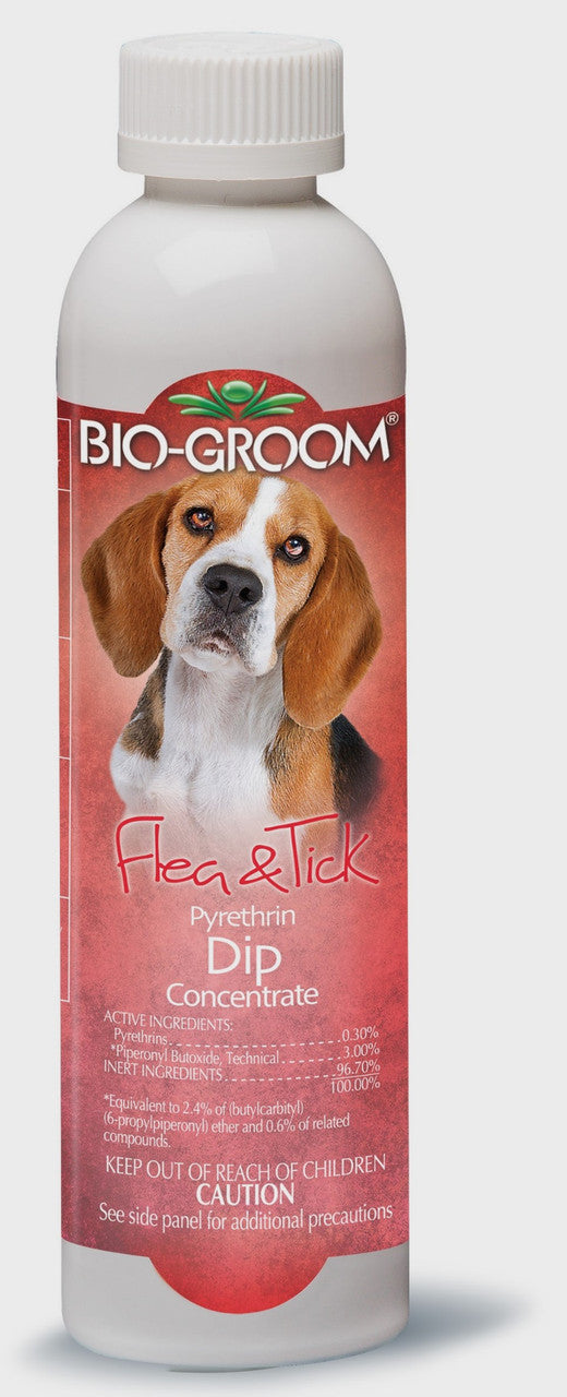 Bio Groom Flea & Tick Pyrethrin Dip 8 oz