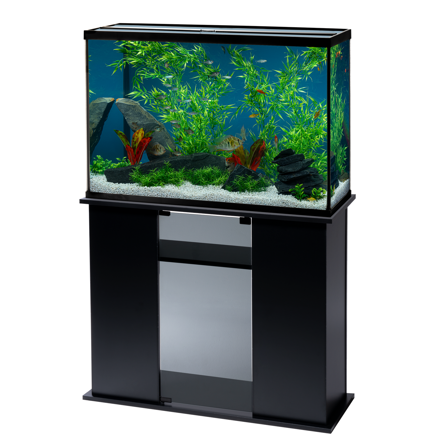 Marineland Ensemble w/Modern Stand Black 45 gal SD-3 047497520260