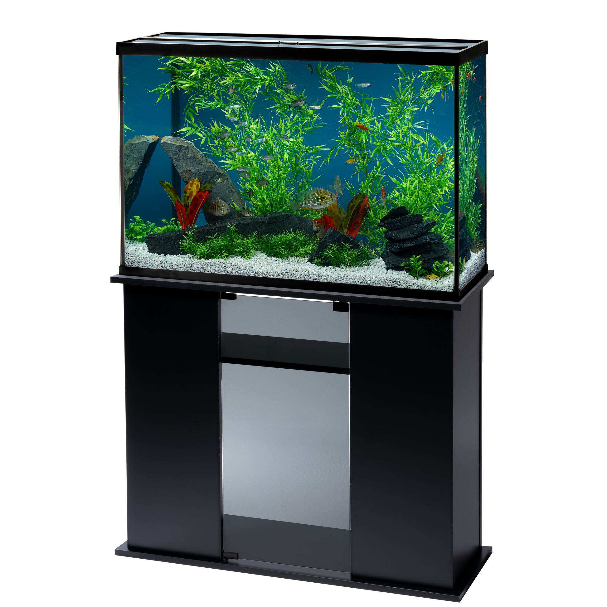 Marineland Ensemble w/Modern Stand Black 45 gal SD-3 047497520260