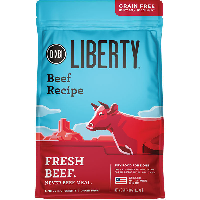 Bixbi Dog Liberty Grain Free Beef 22lb 856452005724
