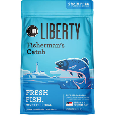 Bixbi Dog Liberty Grain Free Fishermans Catch 4lb 856452005731