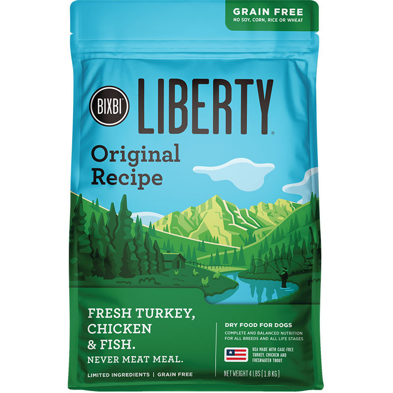 Bixbi Dog Liberty Grain Free Original 4lb 856452005755