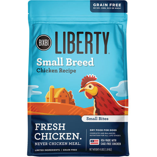 Bixbi Dog Liberty Grain Free Small Breed Chicken 4lb
