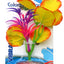Blue Ribbon Colorburst Florals Broad Lily Leaf Aquarium Plant Yellow Mini
