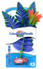Blue Ribbon Colorburst Florals Butterfly Sword Aquarium Plant XS