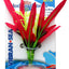 Blue Ribbon Colorburst Florals Finger Leaf Aquarium Plant Red Mini