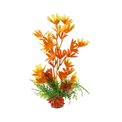 Blue Ribbon ColorBurst Florals Gravel Base Bush Plant Orange 8.5 in