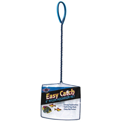 Blue Ribbon Easy Catch Net Fine Mesh Blue/White 6 in