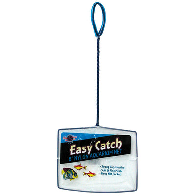 Blue Ribbon Easy Catch Net Fine Mesh Blue/White 8 in