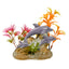 Blue Ribbon Exotic Environments Aquatic Scene Statue with Dolphins Multi-Color 4.25in SM