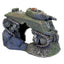 Blue Ribbon Exotic Environments Army Tank Aquarium Ornament with Cave Green 2.5 in