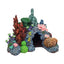 Blue Ribbon Exotic Environments Caribbean Living Reef Aquarium Ornament Multi - Color 3.5in Mini