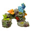Blue Ribbon Exotic Environments Coral Reef Rock Aquarium Ornament Multi - Color 8in LG