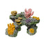 Blue Ribbon Exotic Environments Coral Reef Rock Aquarium Ornament Multi - Color 7.25in MD