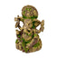 Blue Ribbon Exotic Environments Ganesh Aquarium Statue with Moss Brown, Green, Yellow 6 in