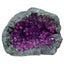 Blue Ribbon Exotic Environments Geode Stone Purple 4.5 in