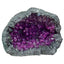 Blue Ribbon Exotic Environments Geode Stone Purple 4.5 in - Aquarium